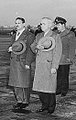 Image 13President Carlos Prío Socarrás (left), with US president Harry S. Truman in Washington, D.C. in 1948 (from History of Cuba)