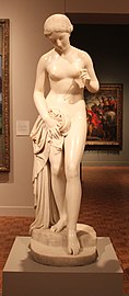 Richard James Wyatt, Girl Bathing, marble, 1830–35
