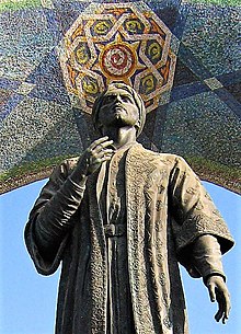 Statue of Rudaki in Dushanbe, Tajikistan