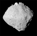 An asteroid like 162173 Ryugu has no set top, bottom, front, back, or sides, but its rotation makes it easy to provisionally assign a top and bottom.