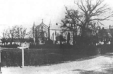 St John's church, built 1833 (Postcard, c. 1900)