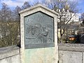 Denkmal an der Zschopaubrücke an der alten Salzstraße (Böhmischer Steig)