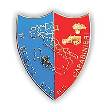 Coat of arms of the 1st Carabinieri Mobile Brigade