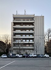 Strada Polonă no. 1–5, Bucharest, unknown architects, late 1970s