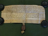 A grant of the manor of Soulton in 1299