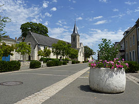 A view in the village of Solesmes