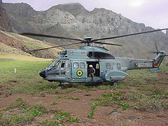 Eine brasilianische Aérospatiale AS 332 Super Puma (UH-14)