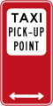 (R5-406) Taxi Pick-up Point (used in New South Wales)