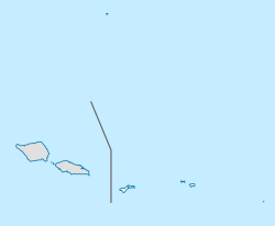 Breakers Point Naval Guns is located in American Samoa