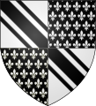 Coat of arms of the lords of Custine and Lombut.