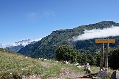 Pyrénées National Park, here on the foothills of the Aspe Valley, on the border between France and Spain