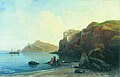 On the seashore, 1856