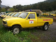 Dangel Peugeot 504 4x4 Pickup belonging to the French forest fire service