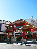 Brisbane's Chinatown. Chinese Australians are Brisbane's largest non-European ancestry.