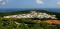 Das in Betrieb befindliche 40 Hektar Land umfassende Christmas Island Immigration Reception and Processing Centre (in Betrieb) auf der Weihnachtsinsel (2008)