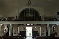 Interior facing the organ