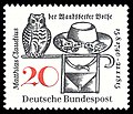 Briefmarke der Deutschen Bundespost (1965) zum 150. Todestag