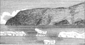 Sketch of Cape Dezhnev from the northeast.