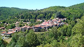 A view of the village from the south
