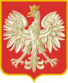 Official Polish coat of arms since 1927 according to the law.