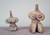 Halaf culture female figurines, 6000-5100 BC Louvre Museum