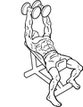 Incline dumbbell fly end