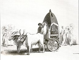 An Indian Hackaree Drawn by Guzerat Oxen