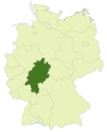 Gebiet der Oberliga Hessen