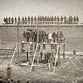 Execution of the Abraham Lincoln assassination conspirators, 1865