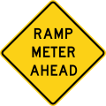 W3-7 Ramp meter ahead