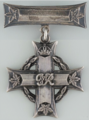 Awards from January 1945: cypher 'GVIR' for George VI, on brooch bar