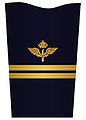 Mess jacket sleeve insignia for a captain