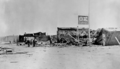OK Corral after a fire in 1882