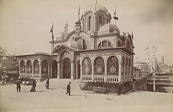 Pavilion of Serbia at the Exposition Universelle by Milan Kapetanović and Milorad Ruvidić in Paris, 1900