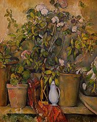 Paul Cézanne, Pots en terre cuite et fleurs (1891–92)