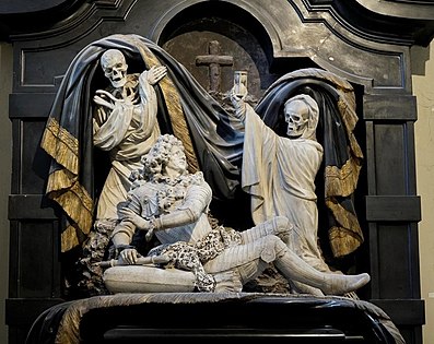 Funerary monument for Marcas De Velasco, by Pieter Scheemaeckers (1694-1697), St. James Church in Antwerp