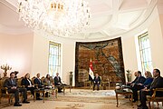 Secretary Blinken with Egyptian President Abdel Fattah el-Sisi in Cairo, Egypt, February 2024