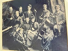 Squire Family photo taken 20 April 1888