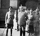 Ankunft Hindenburgs beim deutschen Kronprinzen in Montmédy, September 1916
