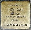 Stolperstein für Emil Kahn (Eifelstraße 31)
