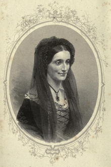 Lithograph of Theresa Pulszky