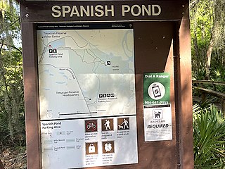 Sign at Spanish Pond