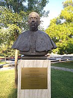 Pope Francis Bust in Tirana