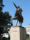 The equestrian statue of Jan Zamoyski in Zamość