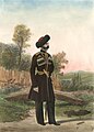 Cossack of cavalry artillery batteries of the Black Sea Cossack Army (1840-1845)
