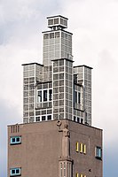 83. Platz: Ajepbah mit Albinmüller-Turm im Rotehornpark in Magdeburg-Werder.