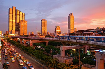 Bangkok during the golden hour