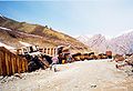 Destruction of machinery during Civil War in Tajikistan.
