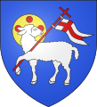 The Lamb of God in the coat of arms of Grasse, France.