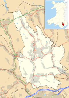 Graig-y-Rhacca is located in Caerphilly